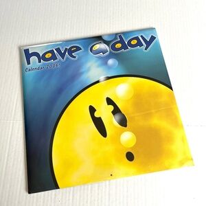 Have a Day Retro 2006 Smiley Faces Collection Wall Art 12 Month Calendar Sealed.